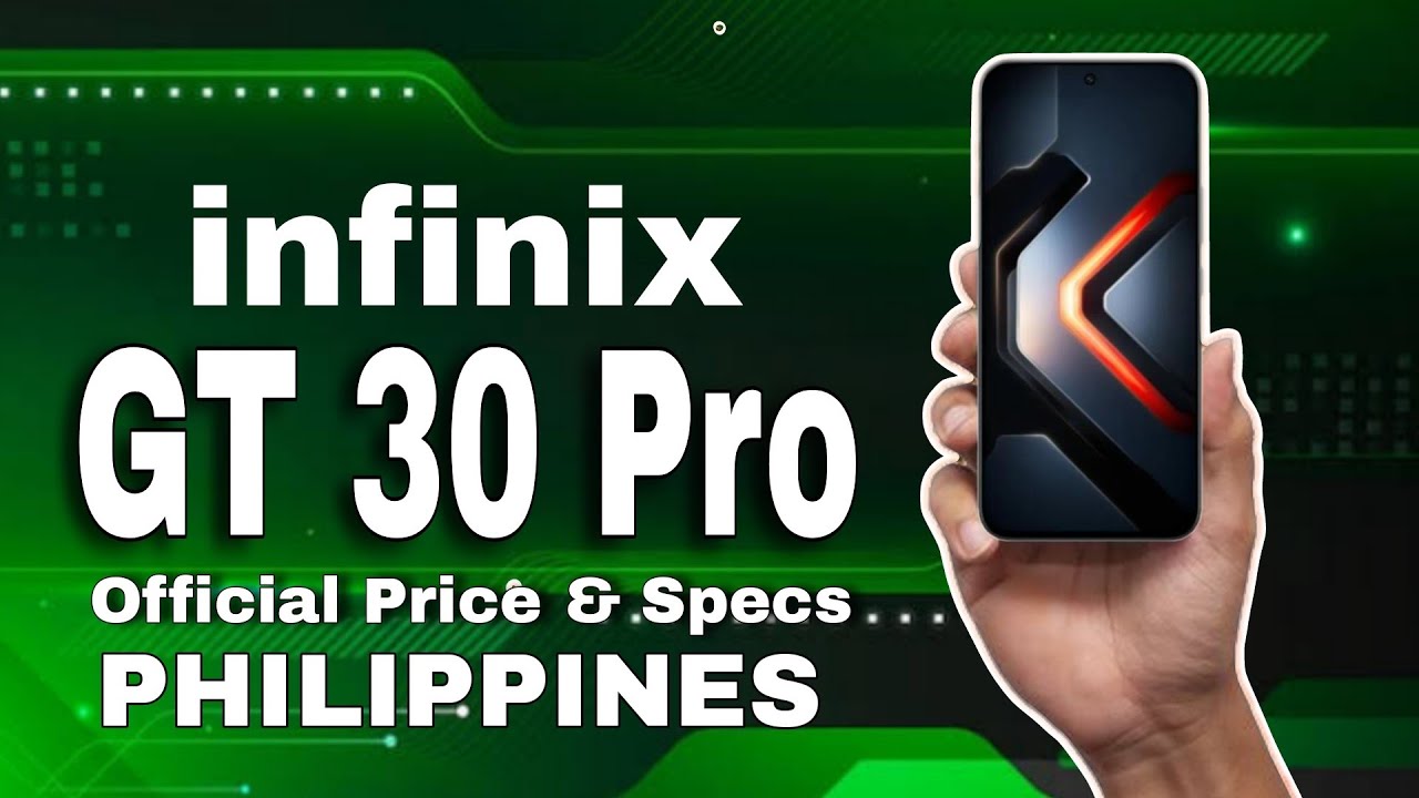  infinix GT 30 Pro Official Price Specs & Features in Philippines - YouTube 