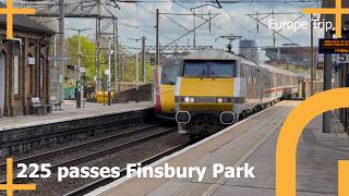 InterCity 225 Speeding Through Finsbury Park 🚆
