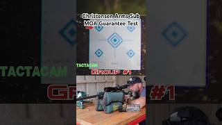 We put the Christensen Arms 1/2 MOA Guarantee To the Test. #shorts #submoarifles #outdoorsolutions
