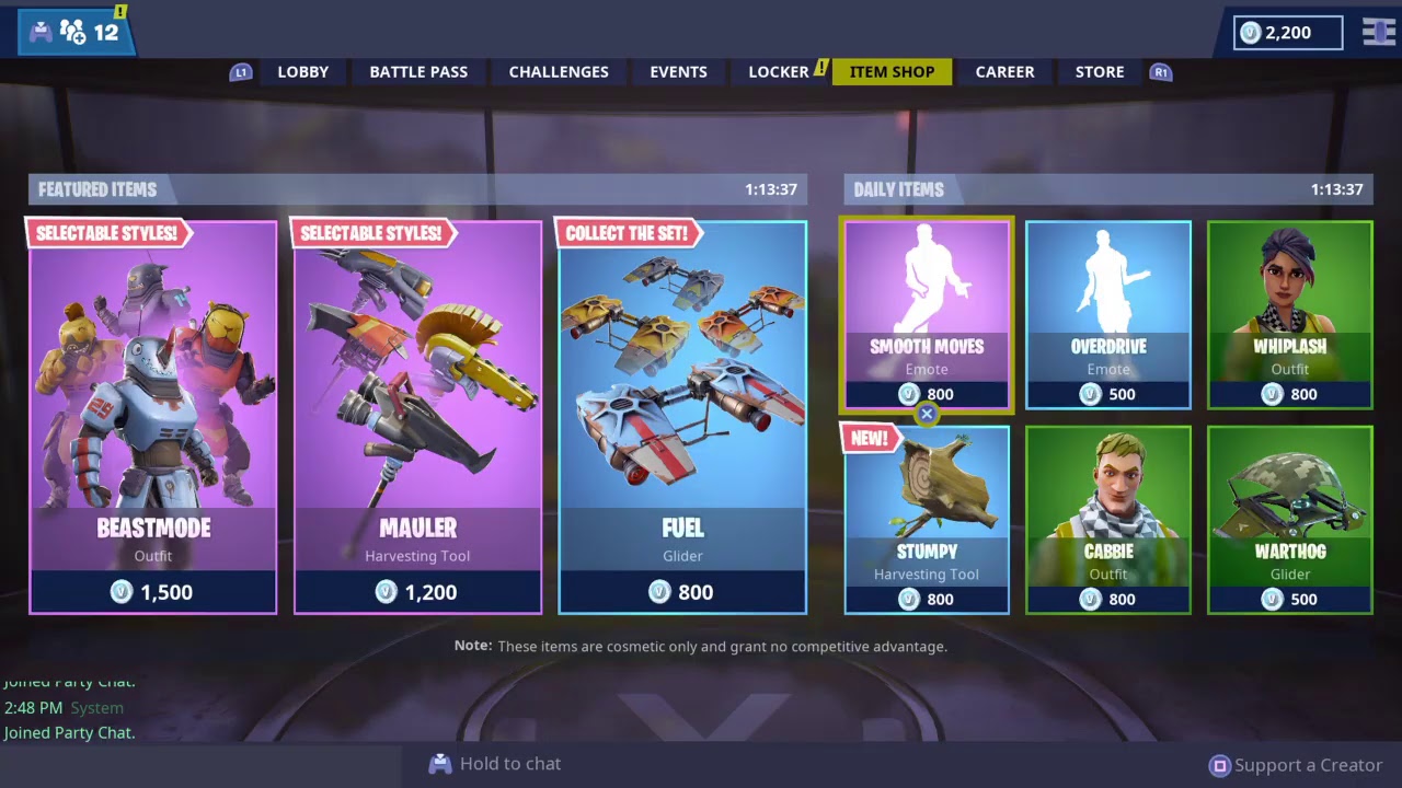 Fortnite ITEM SHOP - YouTube