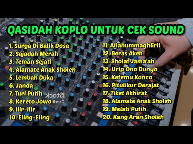 SURGA DI BALIK DOSA - Qasidah Versi Koplo Full Album Terbaru 2023 - Untuk CEK SOUND Bass Glerr 🎵 class=