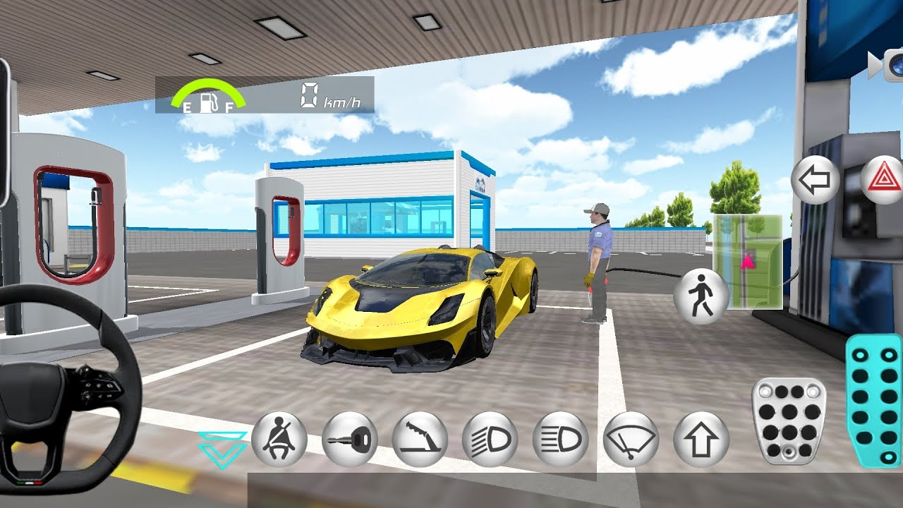 New  Bugatti car Stinger in Parking Building - 3D Driving Class 2026 - best Android - gameplay