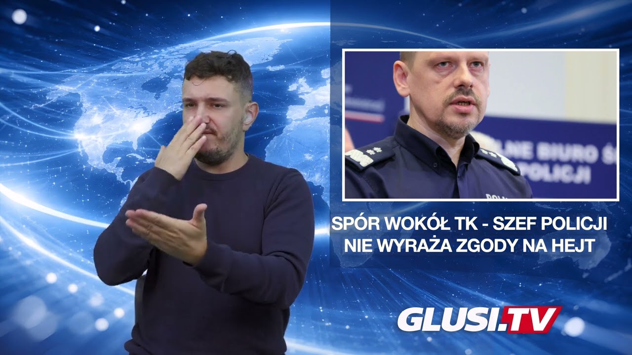 Spór wokół TK - szef policji nie wyraża zgody na hejt