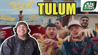 Peso Pluma, Grupo Frontera - TULUM (Video Oficial) - TicTacKickBack REACTION!!! MORE PESO!!!