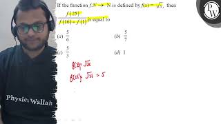 If the function \( f: N \rightarrow \mathrm{N} \) is defined by \( ...