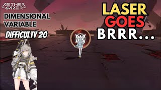 [Aether Gazer] Dimensional Variable Solo - Laser Goes Brrr... (Max Difficulty)