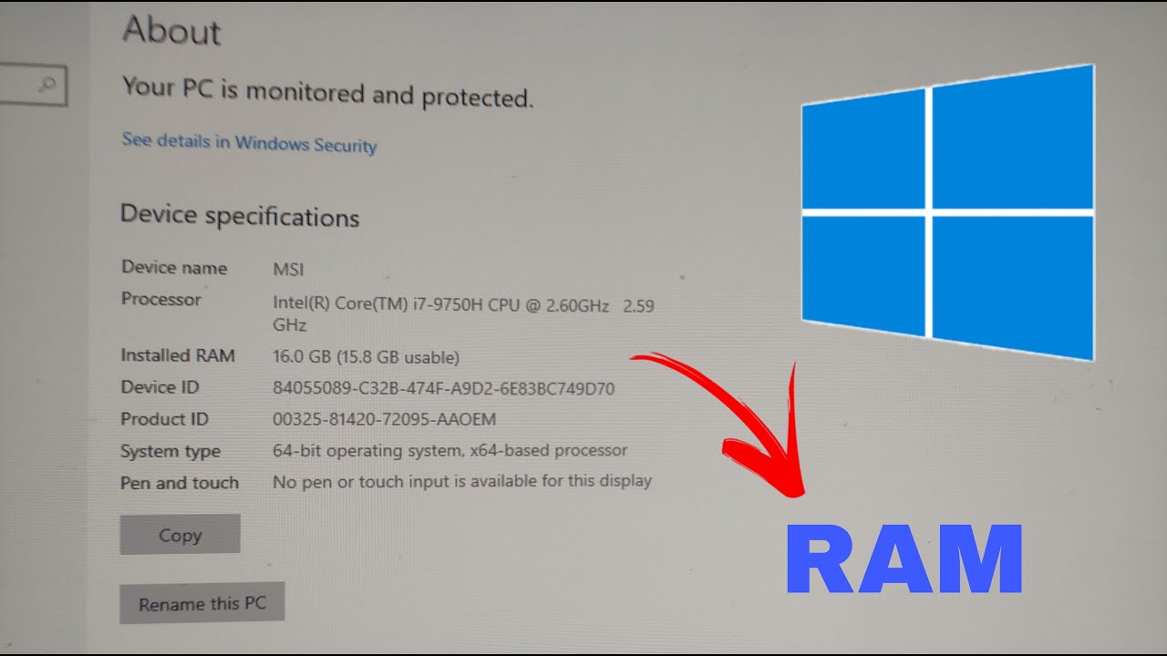 Ways to Check System Specs on Windows 10