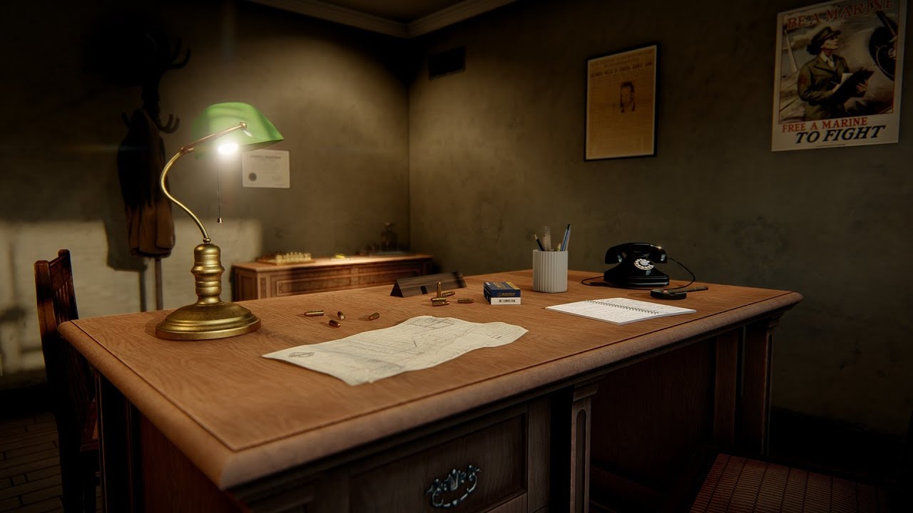 Detective Office - 1940s - YouTube