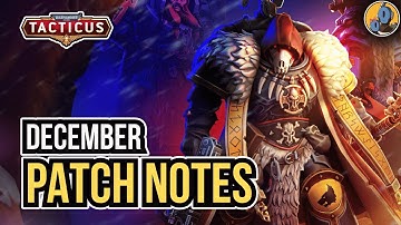 December Patch | Votann announced | Relics addressed | New Characters & More!