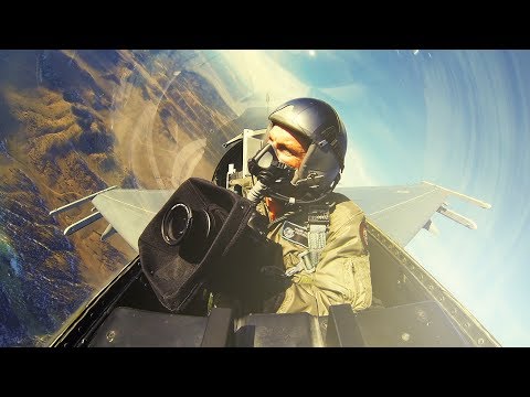 In the cockpit with photographer Frank Crebas