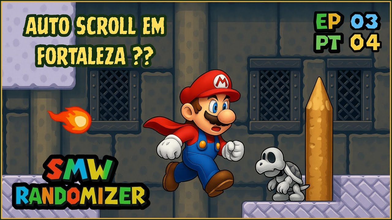 Fortaleza com Auto Scroll e Gelo 😱 ️ | Super Mario World Randomizer ...