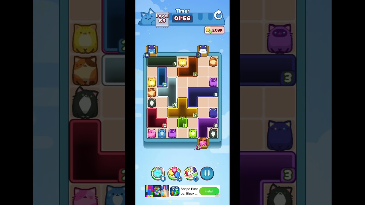 Drop The Cat level 69 