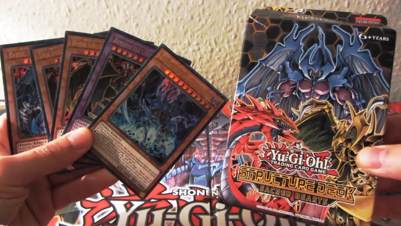 YuGiOh Sacred Beasts Structure Deck Opening !