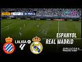 ⚽ Espanyol vs  Real Madrid  | LALIGA 25/26|  Partido Completo Simulación/Predicción