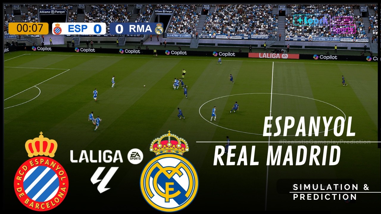 ⚽ Espanyol vs Real Madrid | LALIGA 25/26| Partido Completo Simulación ...