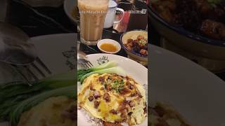滑蛋叉烧饭烧腊肠饭槟城东城茶室美食晚餐 Roast Pork Sausage Char Siu Rice Penang Cafe Food #马来西亚槟城 #槟城美食 #叉烧饭