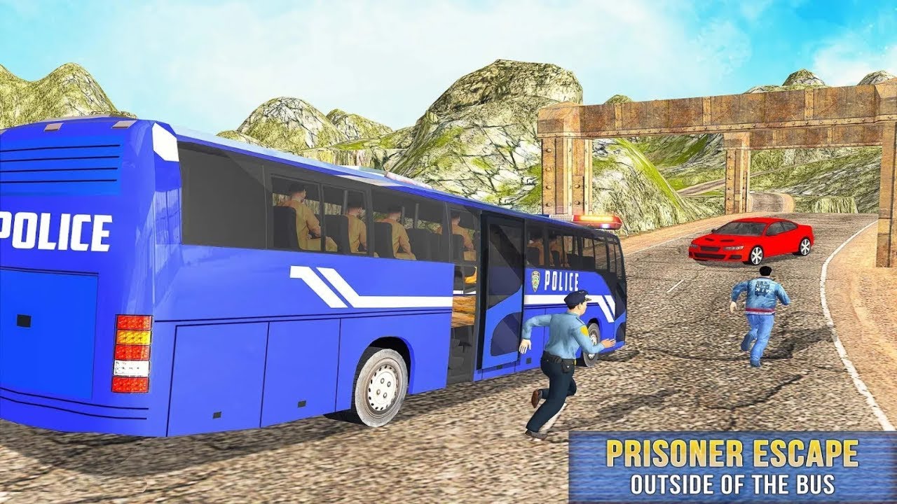US Prisoner Police Bus: Bus Games Android Gameplay