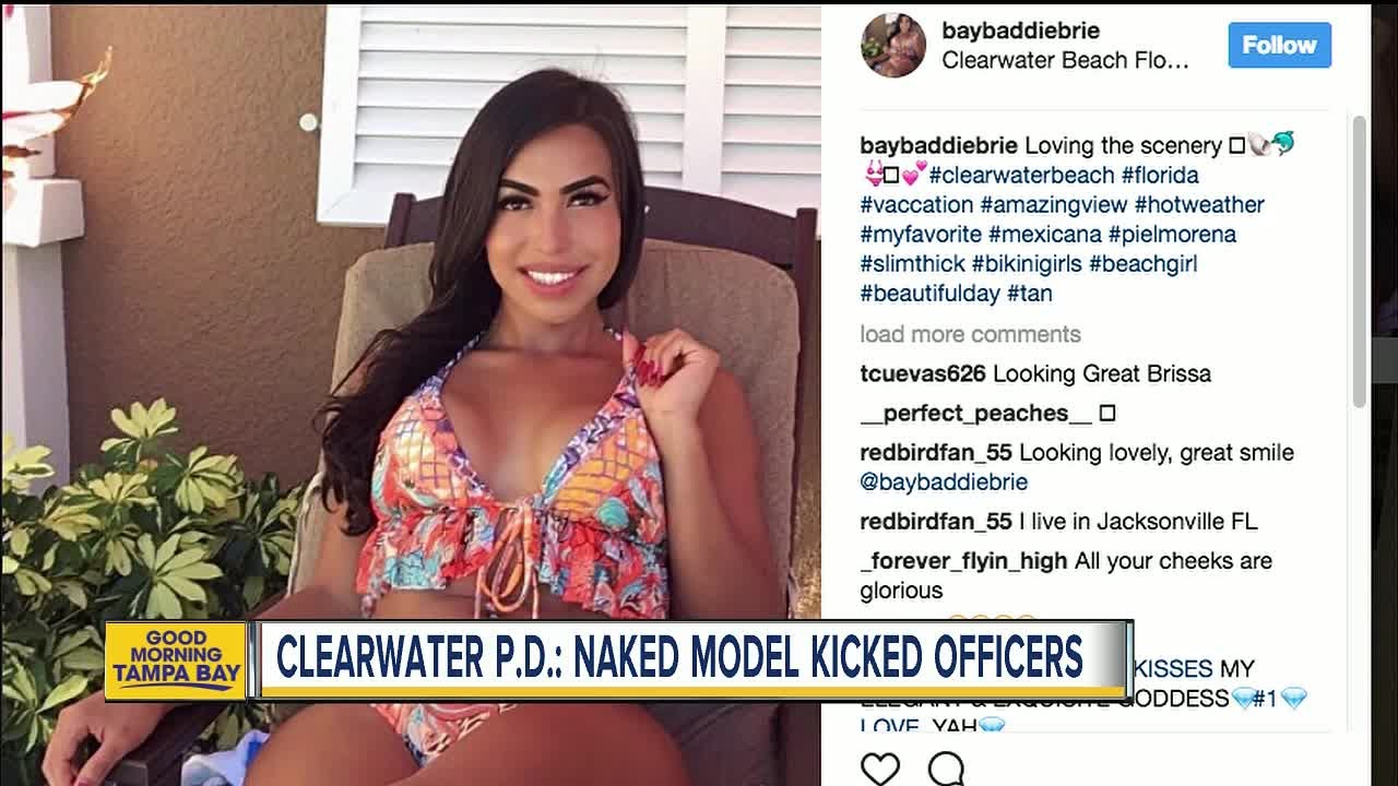 Instagram model 'found nude' at Clearwater hotel arrested for trespassing,  attacking officer - YouTube