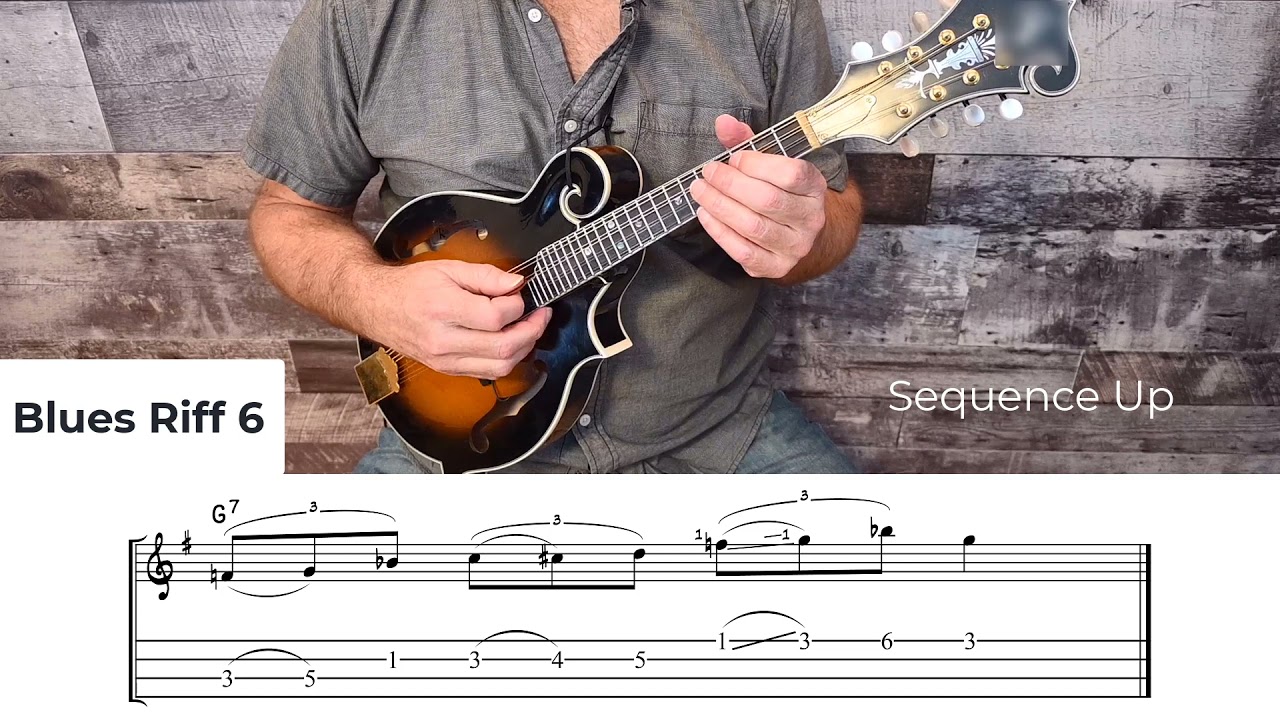 Mandolin Blues Book Riff 6 YouTube