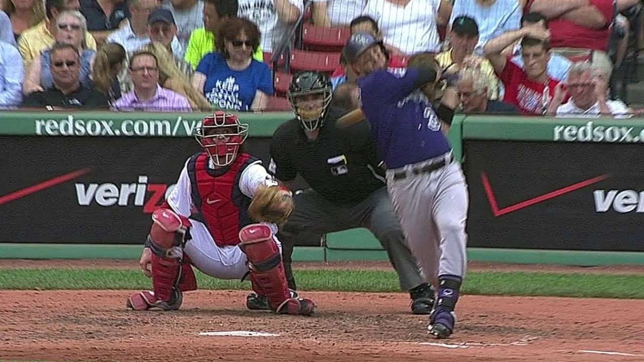 Cuddyer homers to left to extend hit streak
