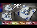 BANDEJA COM ESFERAS FÁCIL E BARATINHA! DIY #reciclagem #ededucreative