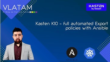 Kasten K10 - full automated Export policies with Ansible
