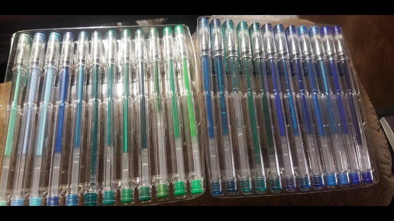 innhom Gel Pens for Adult Coloring 120 Colors Gel Pen Set Glitter Gel Pens Metallic Pastel