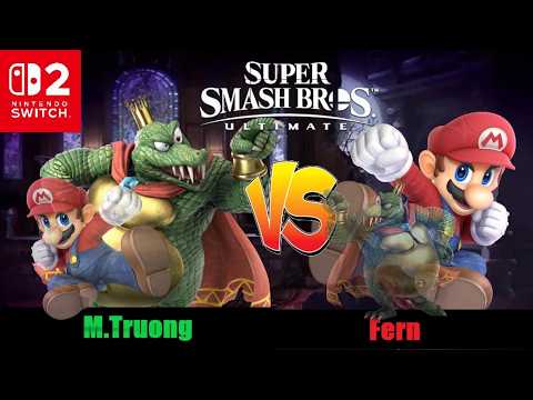 Super Smash Bros. Ultimate - Online Battles 541 (King K. Rool vs. Mario)