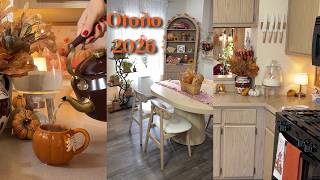 Día Acogedor Decorando Mi cocina Y Comedor Para Otoño