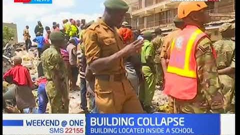 The death toll rises to three after a building collapses at Huruma Estate