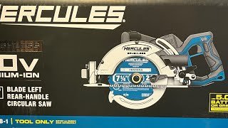Famous HERCULES 7-1/4” Rear Handle Circular Saw HCB72B-1 Net Worth