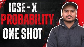 Probability | Class 10th Math full Chapter 27 One shot video  | R.S.Aggarwal Math | ICSE MATH