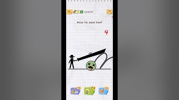 Draw 2 Save: Stickman Puzzle Level 47 Gameplay Android IOS