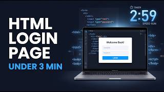 Full Build a Login Page with HTML in Under 3 Minutes Update