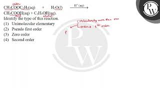\[ \begin{array}{l} \mathrm{CH}_{3} \mathrm{COOC}_{2} \mathrm{H}_{5}(\mathrm{aq})+\mathrm{H}_{2}....