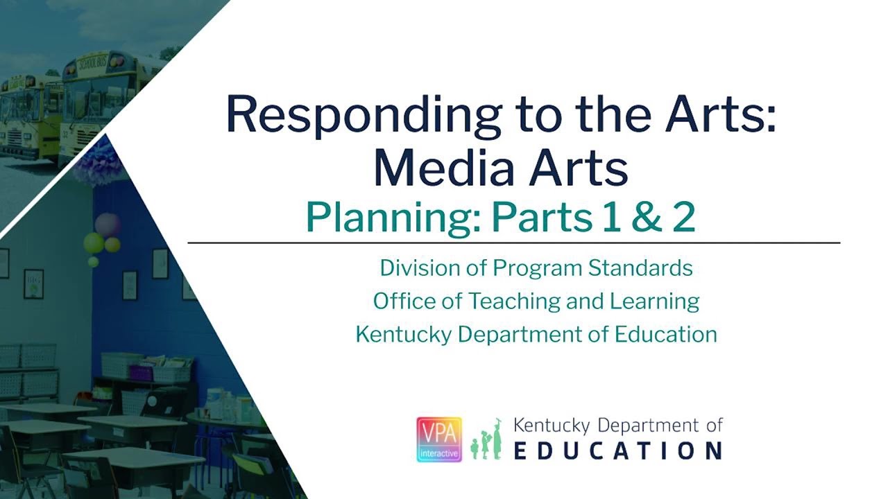 Planning Parts One and Two: Responding to the Arts - Media Arts - YouTube