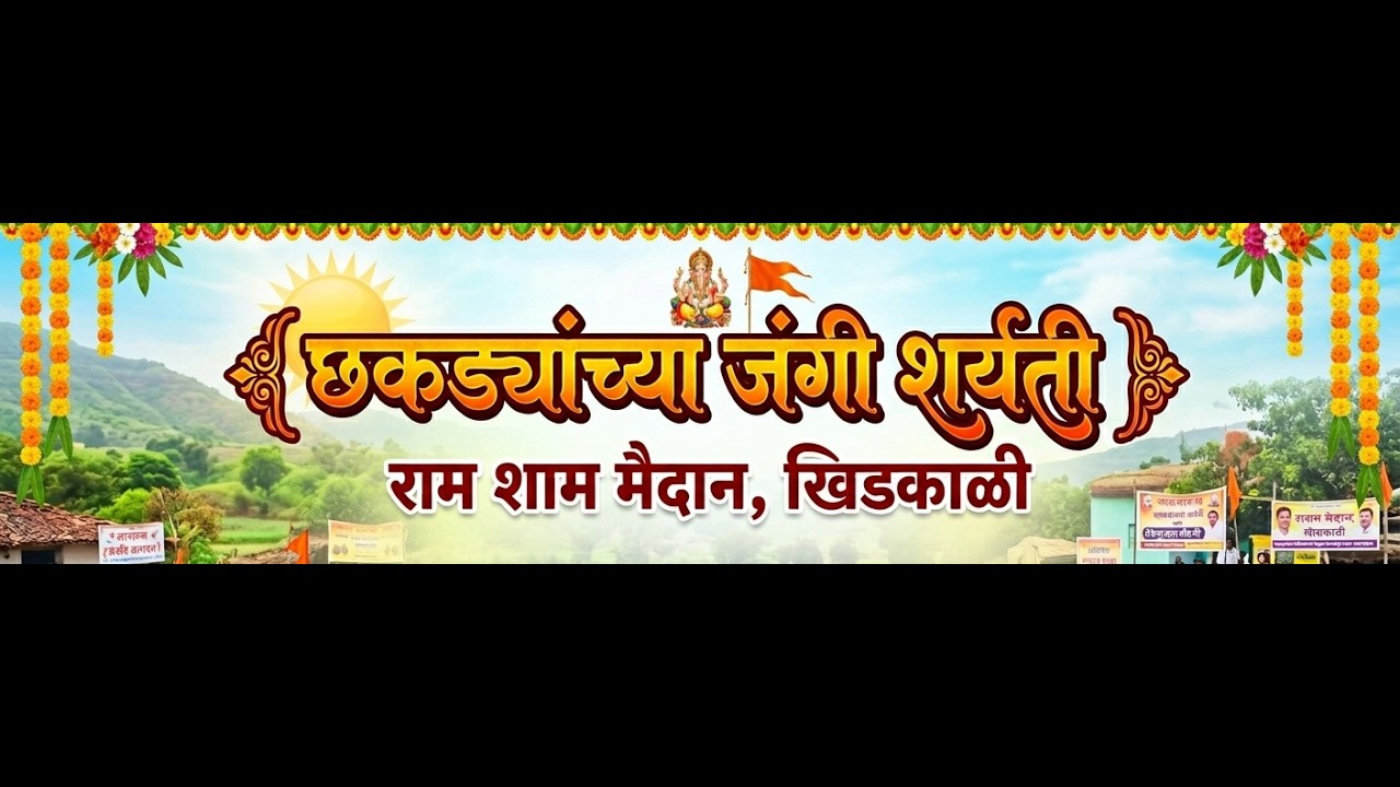 LIVE🛑  ।। छकड्यांच्या जंगी शर्यती || राम शाम मैदान खिडकाळी || #ktc_live_event