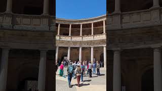 The Palace of Charles V inside the Alhambra.