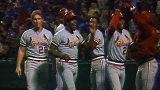 1985 WS Gm2 Pendleton puts Cards ahead in the ninth