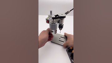 014 #High precision small drilling bench drill Mini desktop drill bench #DIY #