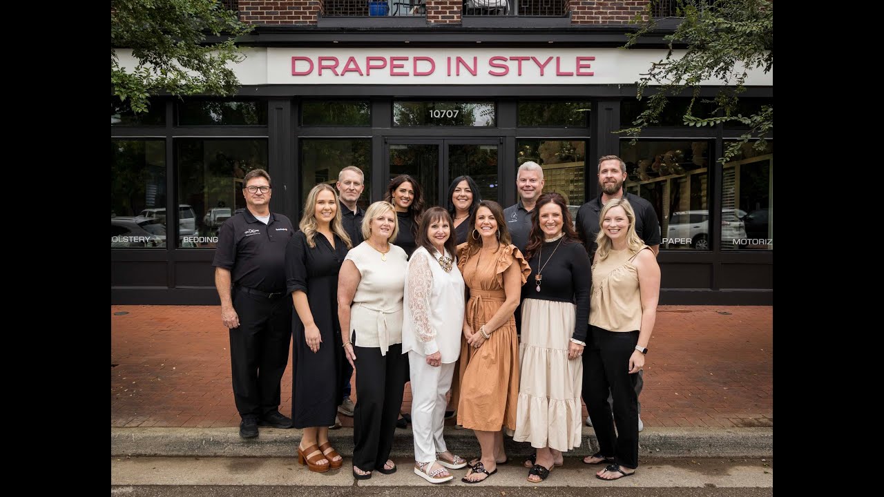 20 Years of Draped in Style: Custom Window Treatments, Timeless Design, and Lasting Relationships.