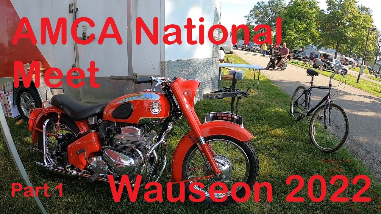 ANTIQUE MOTORCYCLE CLUB NATIONAL SWAP MEET in Wauseon OH, 2022 YouTube