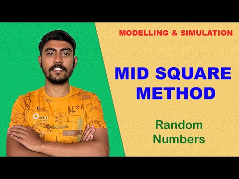 Mid Square Method | Random Number Generation | Solved Example