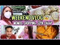 Weekend Vlog: Momos,Soya Chaap, Shopping & My New Mic | ThatQuirkyMiss