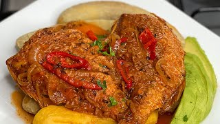 Brown Stew Fish || Caribbean Stew Fish Recipe || TERRIANN’S KITCHEN