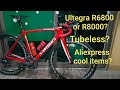 Top Tips for Road Bike Upgrade!! Ultegra R8000 or R6800? Schwalbe Tubeless, Aliexpress cool stuffs!