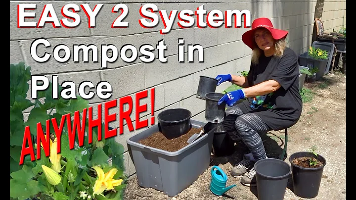 EASY METHOD How to COMPOST in PLACE in RAISED BED ...