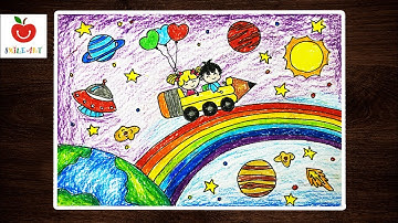 Vẽ ý tưởng sáng tạo| vẽ ô tô sáng tạo | vẽ ô tô mơ ước | vẽ các hành tinh #smileart