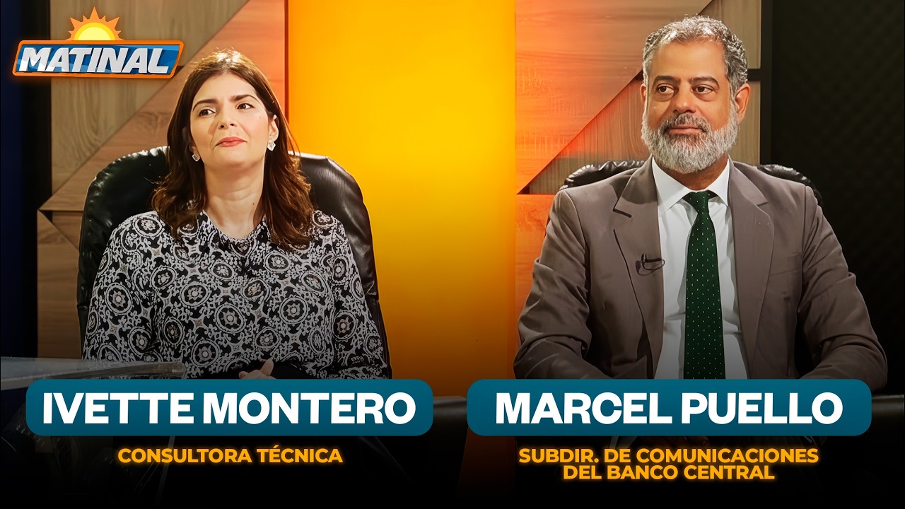 Ivette Montero y Marcel Puello - Consultora Técnica & Subdir. de comunicaciones del Banco Central