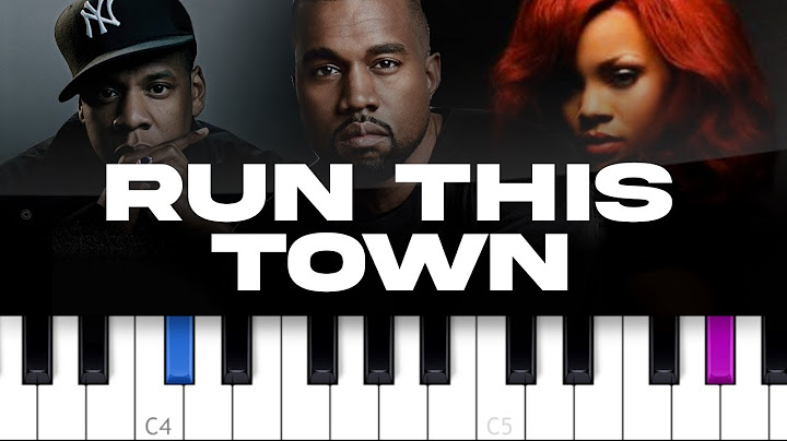 Run This Town Piano version - Piano performance video thumbnail